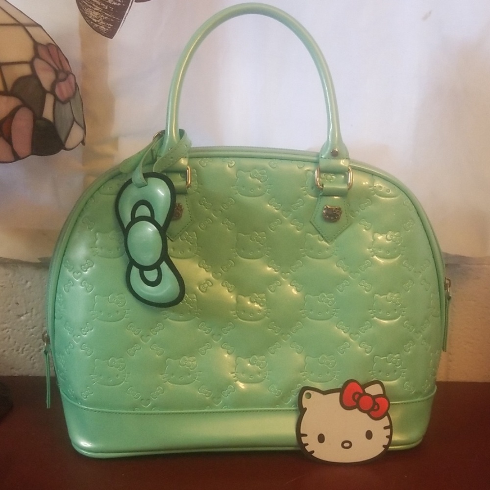 Hello Kitty Green Large Bag Loungefly
